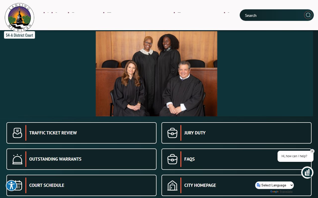 Lansing 54-A District Court criminal records Michigan