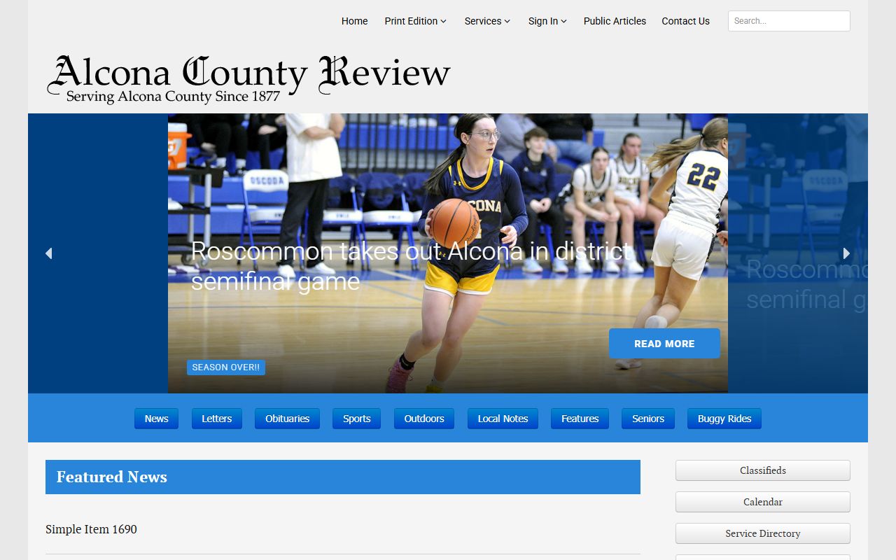 Alcona Review local news covering criminal records and court cases in Alcona County