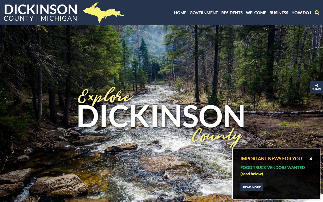 Dickinson County criminal records - county government website
