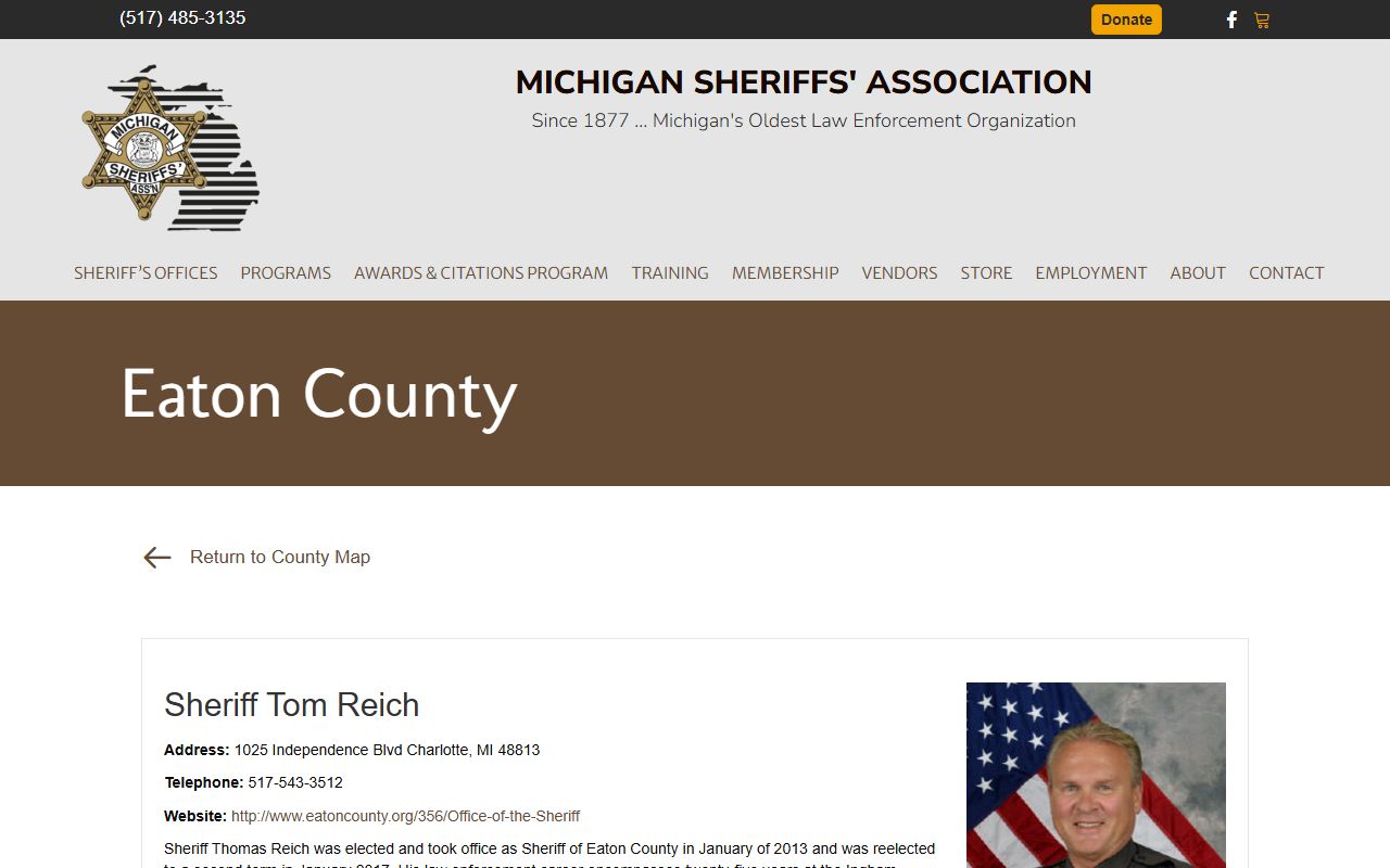 Eaton County criminal records - Michigan Sheriffs' Association