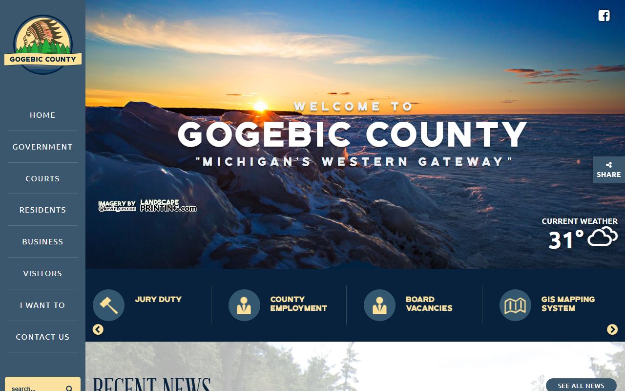Gogebic County criminal records - county government website