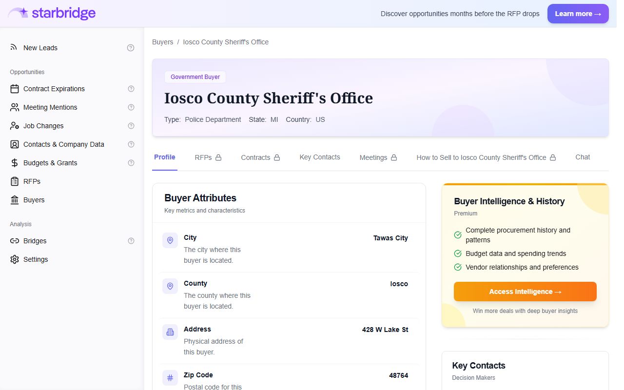 Iosco County Sheriff criminal records and public records information