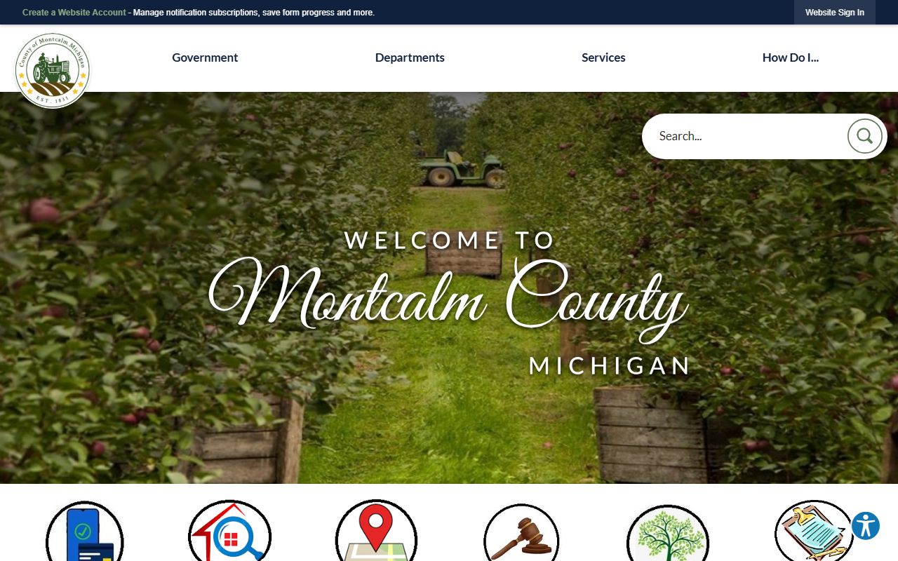 Montcalm County criminal records government website